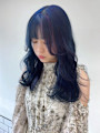 名古屋栄美容室　ネイビーカラー/インナーカラー/ブリー