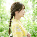 大人可愛いシンプル編みおろし浴衣アレンジ