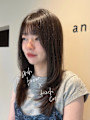 アッシュブラウン×レイヤーカット×髪質改善