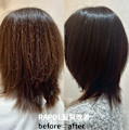 髪質改善RAPOL　before⇨after