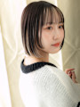 ミストバングフェイスフレーミングハッシュレイヤーボブ20代