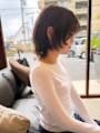大人可愛いくびれミディ顔まわりレイヤー20代/30代/40代
