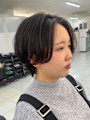 耳にかけれるショートスタイル