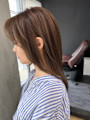 オレンジ味をかき消すアッシュベージュ