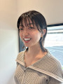 顔まわりレイヤー ウルフ 20代