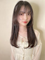 大人可愛い外ハネレイヤーロング