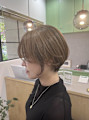 丸みショート /ベージュカラー/20代/30代/40代/