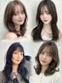 顔まわりレイヤー×韓国ヘア