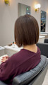 結べない長さの前下がりボブ｜コンパクトにまとまるボブ