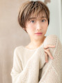 アンブレラカラーひし形抜け感ナチュラルショート20代30代