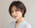 大人の抜け感ショートボブ