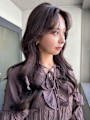 韓国風レイヤーカットヨシンモリヘアシースルーバングA88