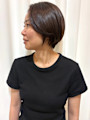 【MICHI 富田店　杉本 郁美】顔周りカット ショートボブ