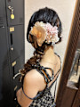 花火大会ヘアアレンジ