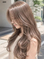 韓国風レイヤー×ヘーゼルベージュ