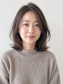 結べる長さのボブ大人レイヤー