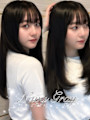 《丹伊田彩音》ネイビーグレー／赤み消し／透明感