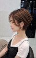 横顔が綺麗に見える大人くびれショート