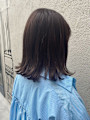 外ハネ×マロンベージュ
