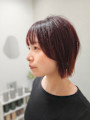 大人ボブ×顔まわりレイヤーで小顔に見せる