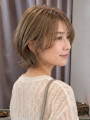 ハイトーン ブリーチ 白髪染め アッシュベージュ レイヤー 