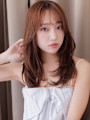 シースルーバング大人かわいいレイヤーウルフカット20代30代