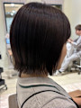 切りっぱなしボブ