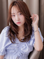 韓国巻き毛先パーマヨシンモリヘアーレイヤーロング20代30代