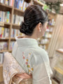 シンプルナチュラルな訪問着スタイル☆