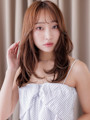 シースルーバング大人かわいいレイヤーウルフカット20代30代