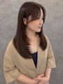 こだわりの顔周りカットで小顔効果☆