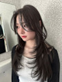 韓国風ウルフレイヤー ロング
