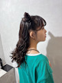 韓国風ツインお団子／大人可愛いヘアアレンジ