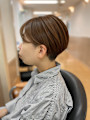 大人の2ブロックショート　（刈上げ女子）