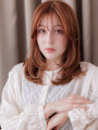 シースルーバングゆるふわレイヤーバタフライカット20代30代