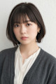  今っぽさ全開！抜け感シースルーバング×こなれボブ