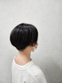 すっきり刈り上げても柔らかい♪丸みのある大人ショート