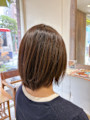 美シルエットひし形ボブ