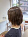 美シルエットひし形ボブ
