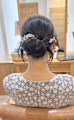 結婚式/ヘアセット/シニヨン