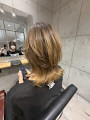 ナチュラルウルフカット