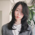 顔まわりレイヤー×くびれロング