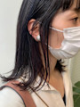 大人のやりすぎないインナーカラー