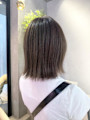 切りっぱなしボブシークレットハイライト