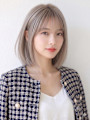 【小顔魅せ】顔まわりレイヤー×大人可愛い艶ワンカールボブ