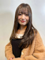 ぱつっと前髪×サラ艶ストレートロング