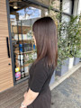 オートクチュール縮毛矯正で艶髪ストレート