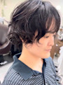 くしゃっとショートパーマ