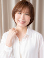 ハニーブラウン大人美人小顔マッシュショートボブ30代40代