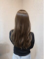 艶めきナチュラルロング　顔まわりレイヤー　福岡別府美容室